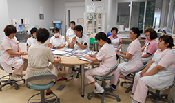 ケースカンファレンスの様子